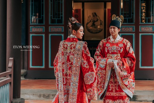 三生三世婚紗,中式婚紗,秀禾服婚紗,漢服婚紗,白紗婚紗照,中式婚紗攝影